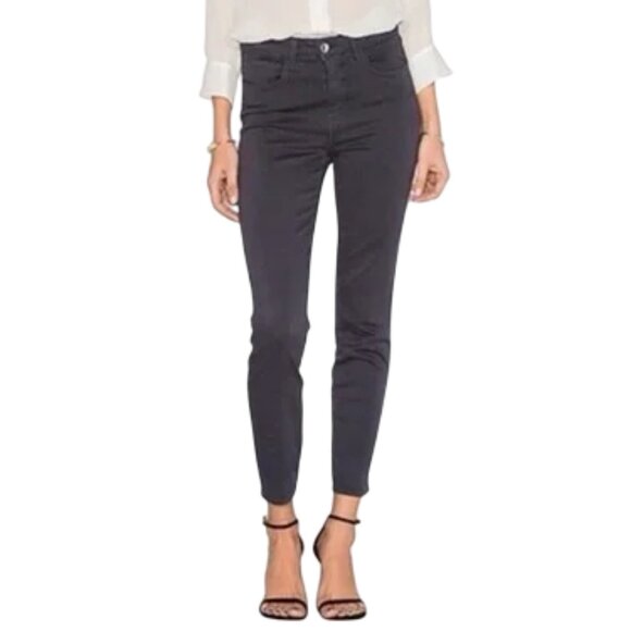 L' agence dark grey Margot high-rise skinny jeans size 28 - Picture 2 of 11